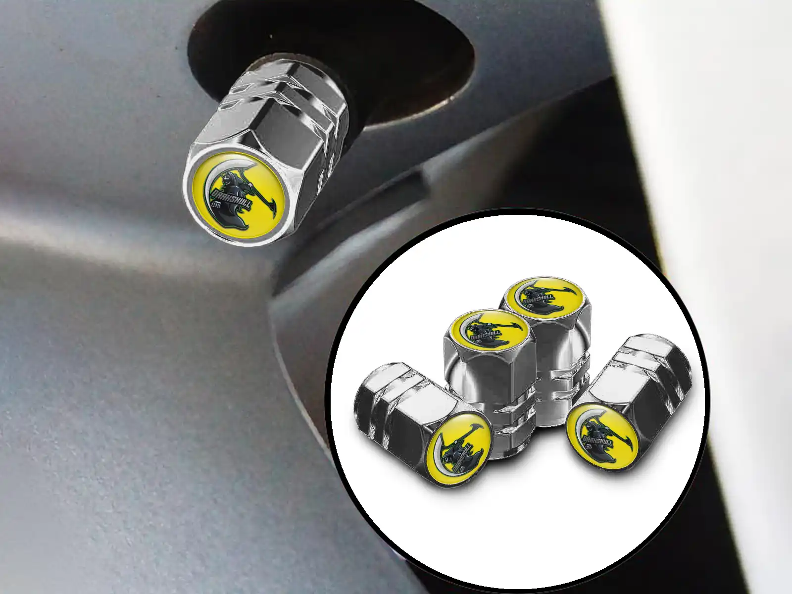 Valve Caps Cars Gleam Finish